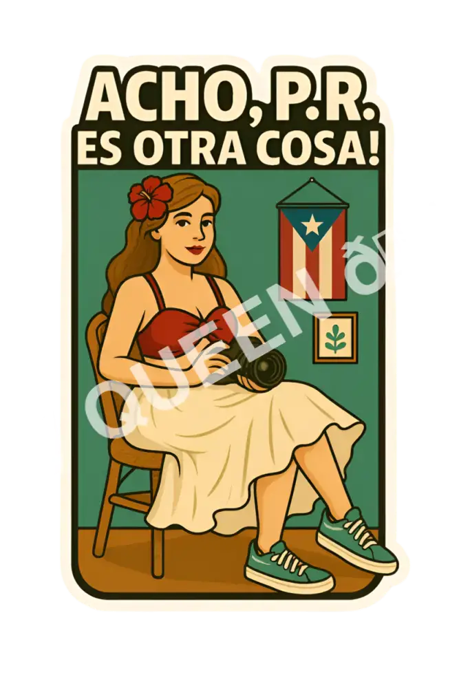 🚨Stickers Acho P.R es otra cosa y P.R vive en mí🇵🇷