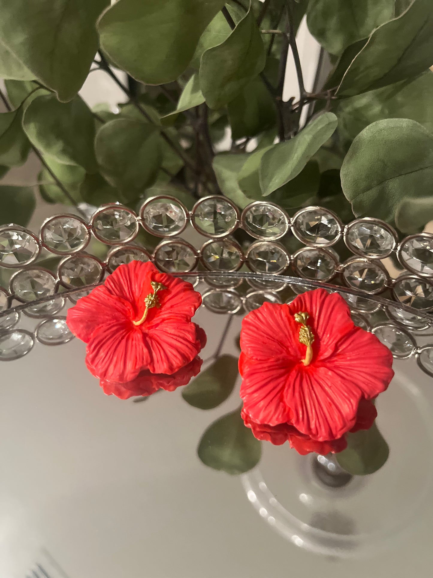 Flor de Maga – Puerto Rican Flower Earrings (Handmade)