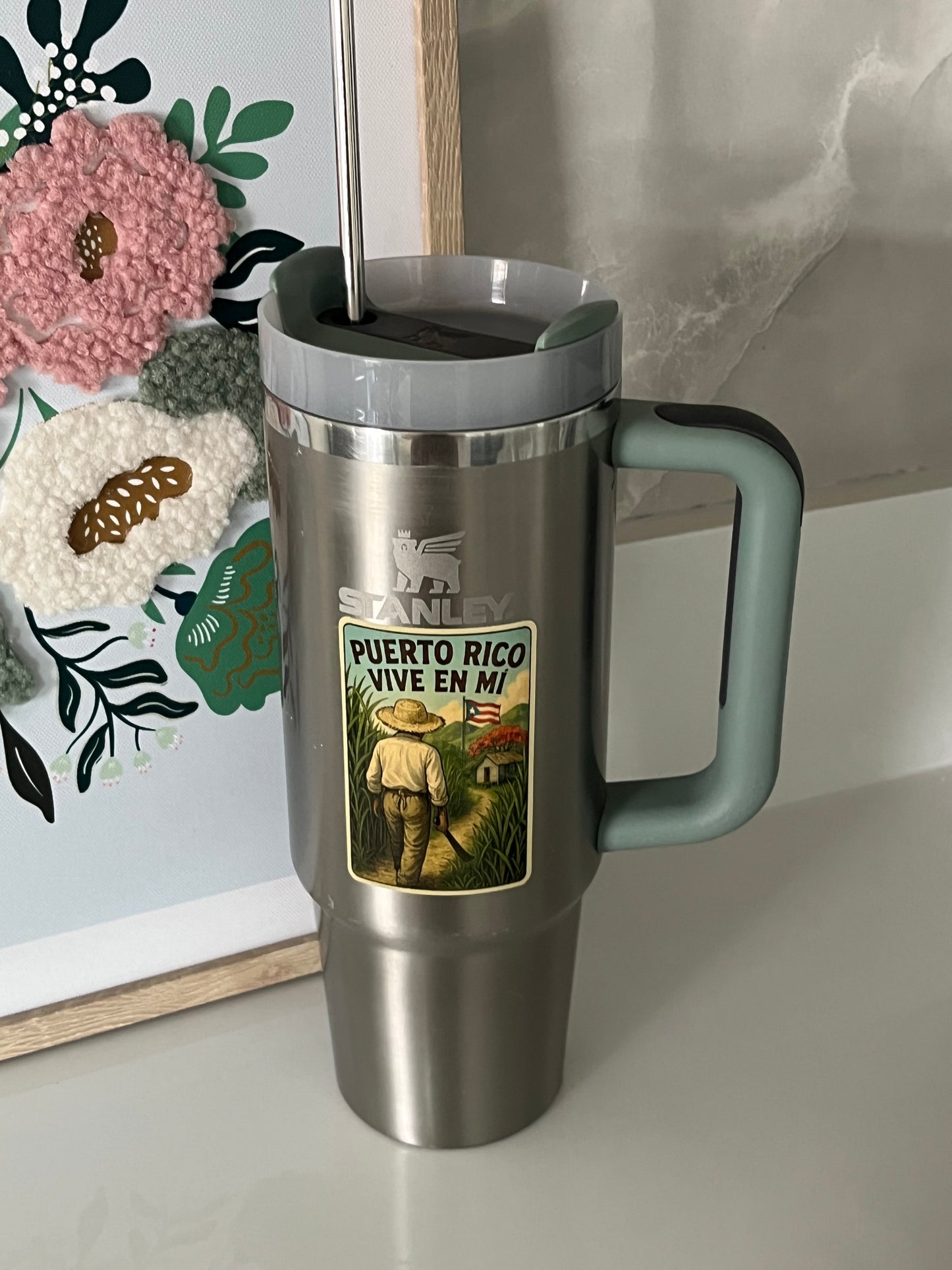 Sticker Puerto Rico vive en mí