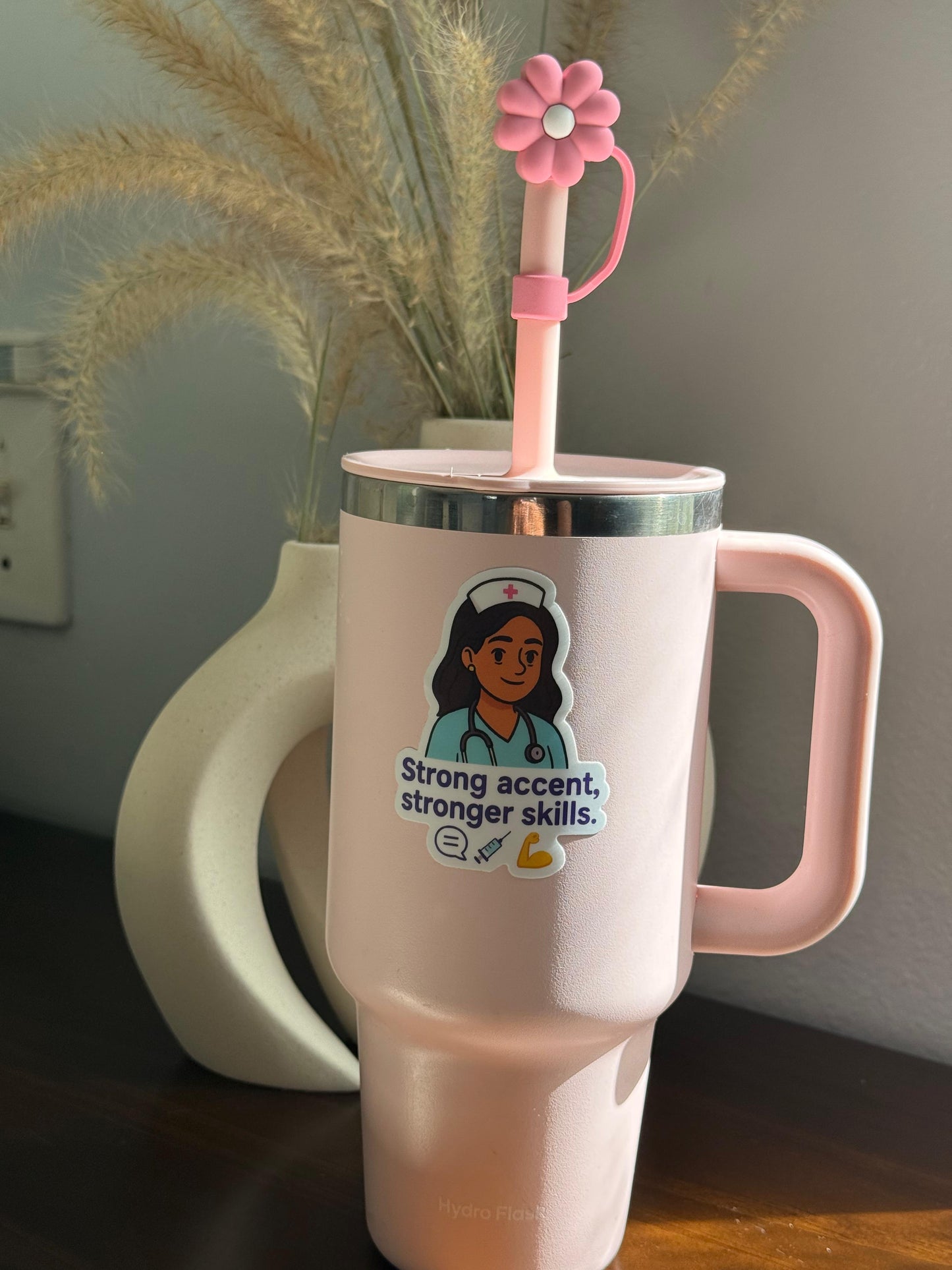 Nurse sticker/Strong Accent,Stronger skills
