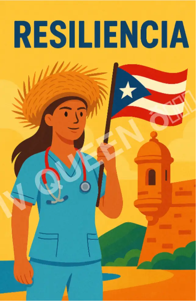 Nurse sticker/ Resiliencia