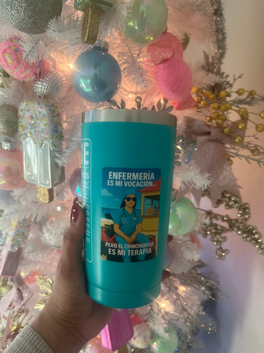 New!!!!Nurse sticker /El chinchorreo es mi terapia