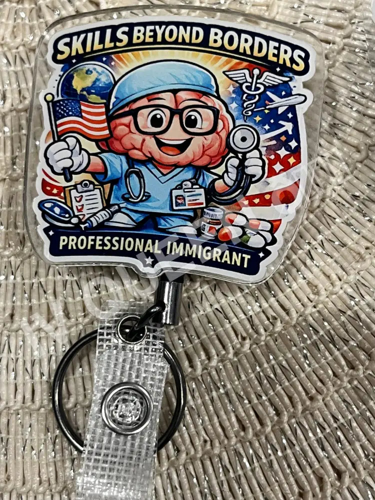 🚨 New!!!! ID Badge “Skills Beyond Borders”Professional Immigrant