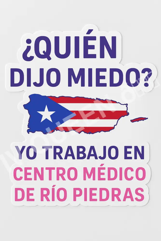 Sticker /Centro Mèdico Rio Piedras