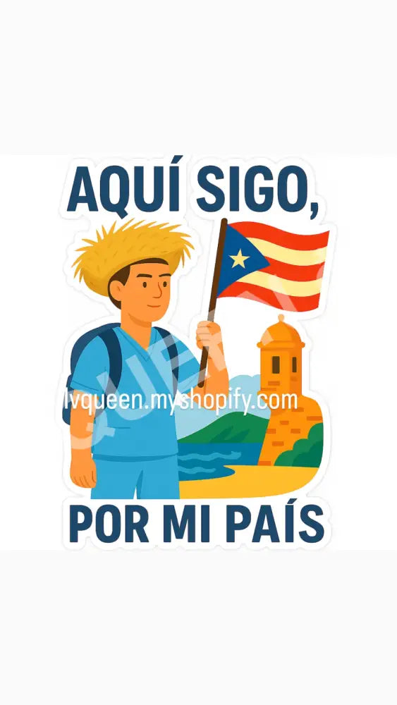 Stickers (Variedad estilos a escoger)Categoría #3 /Resiliencia & Orgullo Boricua/Puerto Rico Edition Enfermero Hombre 🇵🇷