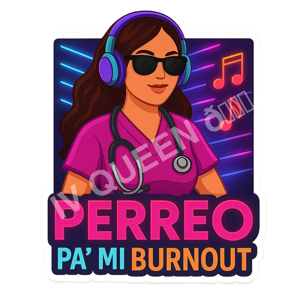 Stickers (varios estilos)categoría #4 Enfermera,Perreo & Terapia